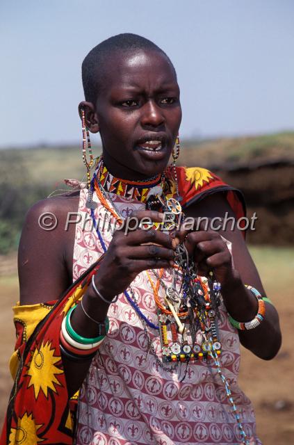 kenya 18.JPG - Femme MasaiRéserve de Masai MaraMasai Mara National ReserveKenya